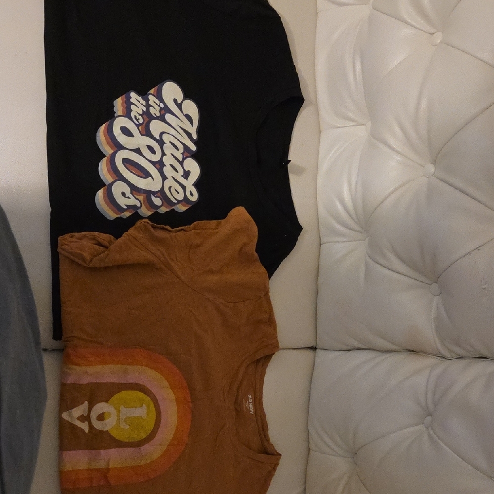 Old Navy Kids Short-Sleeve Tees in Black and Brown